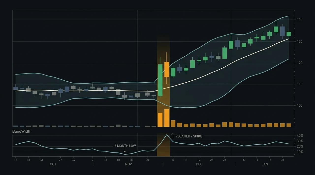 Bollinger Bands in Swing Trading: Reading the Squeeze